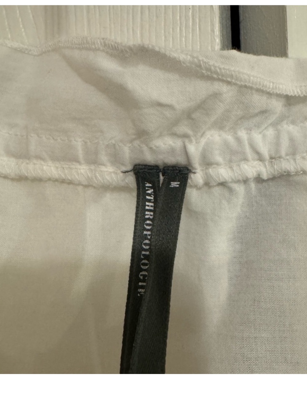 Anthropologie White Eyelet Blouse - Picture 3 of 3